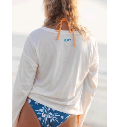 CAMISETA CUELLO PICO ROXY LIFE LOVE MUJER
