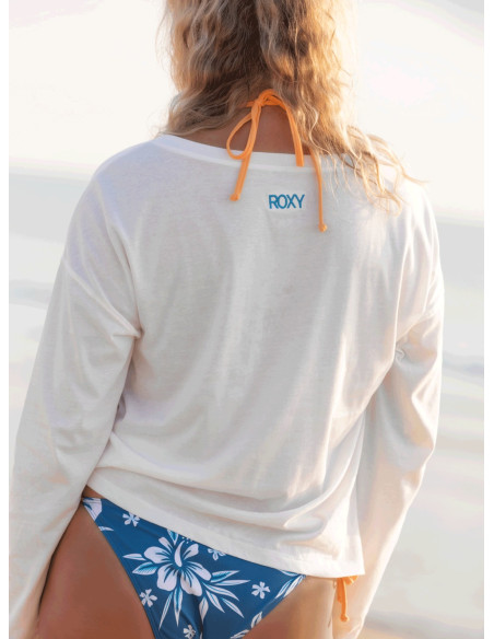 CAMISETA CUELLO PICO ROXY LIFE LOVE MUJER