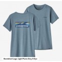 CAMISETA M.C PATAGONIA MUJER AZUL