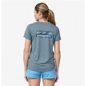 CAMISETA M.C PATAGONIA MUJER AZUL