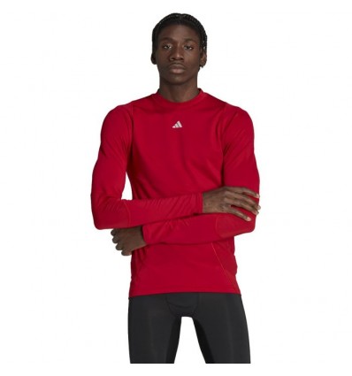 CAMISETA ADIDAS TECHFIT COLD.RDY TÉCNICA ROJA