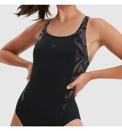 BAÑADOR SPEEDO NGR/GRIS HYPERBOOM