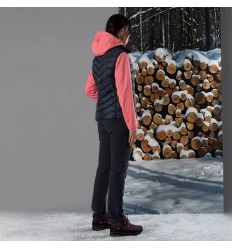 CHALECO SONORA AURA FLOCK ANTRACITA CMP MUJER 2