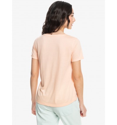 CAMISETA ROXY M.C CHASING THE WAVE NARANJA