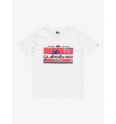CAMISETA M.C QUIKSILVER TROPICAL RAINBOW NIÑO