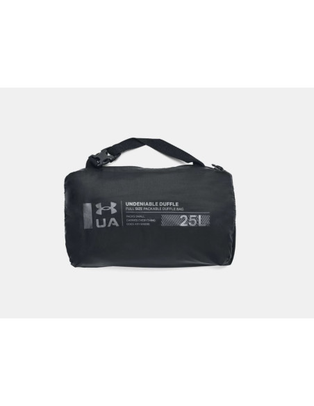 BOLSA DEPORTE PLEGABLE NEGRO UNDER ARMOUR HUSTLE 5.0 XS