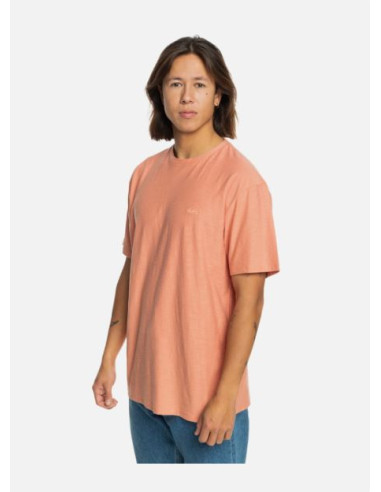 CAMISETA M.C NARANJA QUIKSILVER SLUB ROUNDNECK HOMBRE
