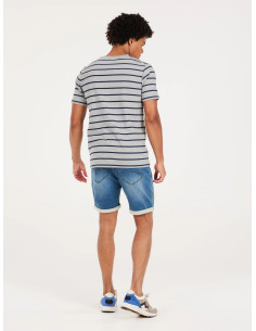 BERMUDA VAQUERA PRTYLVOR PROTEST ALGODÓN  AZUL 2