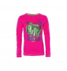 CAMISETA TERNUA DIBUJO PECHO ROSA