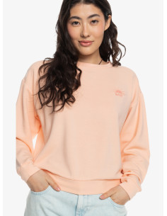 SUDADERA MUJER ROXY SALMON 2