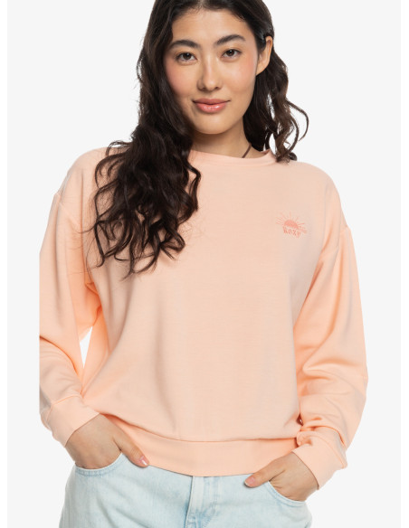 SUDADERA MUJER ROXY SALMON