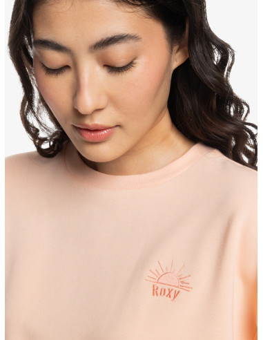SUDADERA MUJER ROXY SALMON
