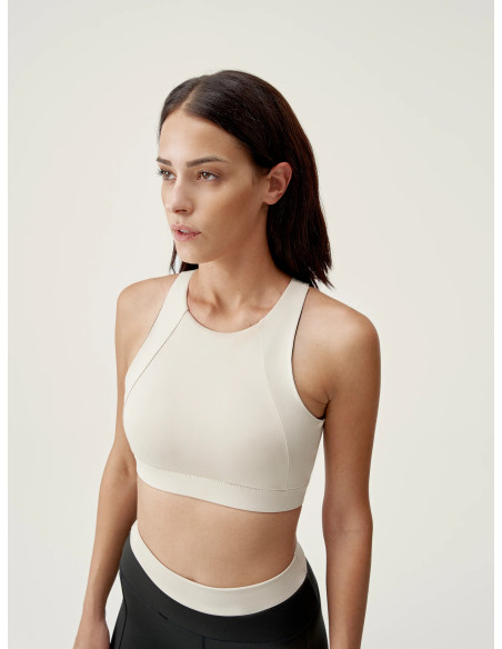 TOP BORN FIORELLA REVERSIBLE NGR/BG