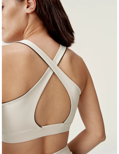 TOP BORN FIORELLA REVERSIBLE NGR/BG