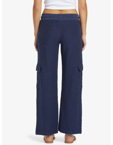 PANTALÓN ROXY OFF THE HOOK CARGO AZUL
