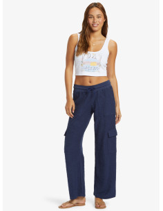 PANTALÓN ROXY OFF THE HOOK CARGO AZUL