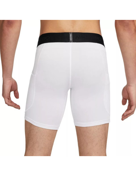SHORT NIKE PRO DRI-FIT BLANCO