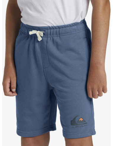 BERMUDA EASY DAY ALGODÓN QUIKSILVER LOGO AZUL