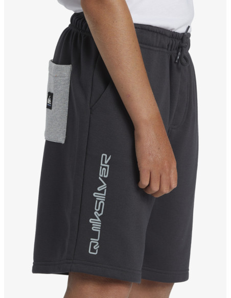 BERMUDA TAKE US BACK ALGODÓN QUIKSILVER LOGO NGR