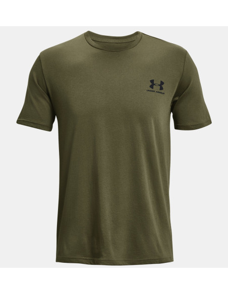 CAMISETA M.C UNDER ARMOUR SPORTSTYLE LEFT CHEST VERDE