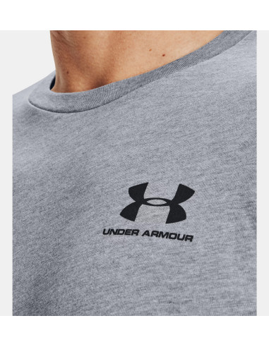 CAMISETA M.C UNDER ARMOUR SPORTSTYLE LEFT CHEST GRIS