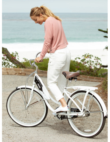 PANTALON ROXY LINO ON THE SEASHORE BLANCO