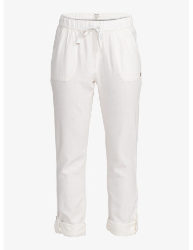 PANTALON ROXY LINO ON THE SEASHORE BLANCO