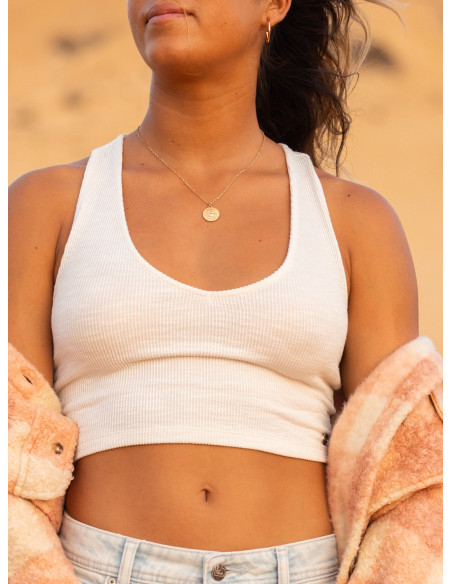 TOP CRUZADO ROXY PLEASE COME BACK BEIGE