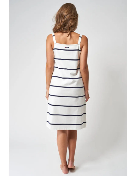 VESTIDO BATELA RAYAS