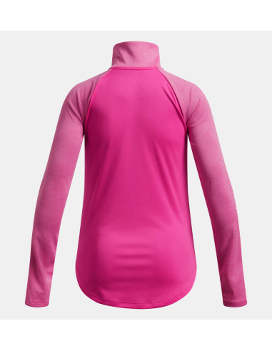 POLO MEDIA CREMALLERA UNDER ARMOUR TECH FUCSIA
