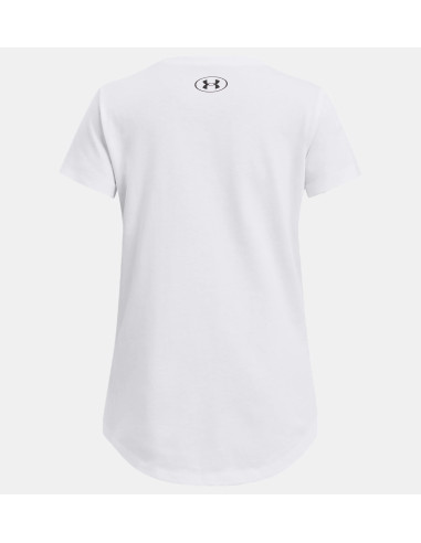CAMISETA UNDER ARMOUR COLORBLOCK BIG LOGO BLANCO