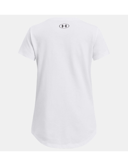 CAMISETA UNDER ARMOUR COLORBLOCK BIG LOGO BLANCO
