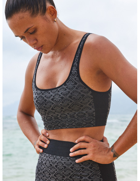 TOP DEPORTIVO TERMIC LOGOS SRA ROXY NEGRO