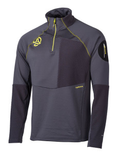 POLO TERMICO TERNUA DE HOMBRE ANTRACITA/PISTACHO