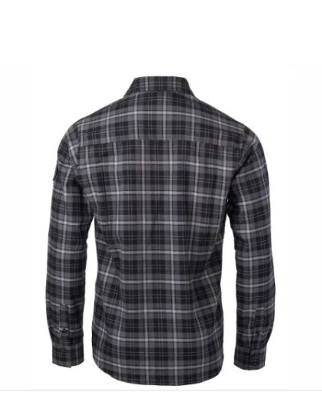 Camisa de hombre Grole Ternua NEGRA GRIS A CUADROS