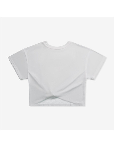 CAMISETA CONVERSE BLANCA NUDO