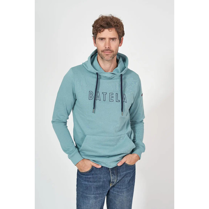 SUDADERA CAPUCHA BATELA TURQUESA