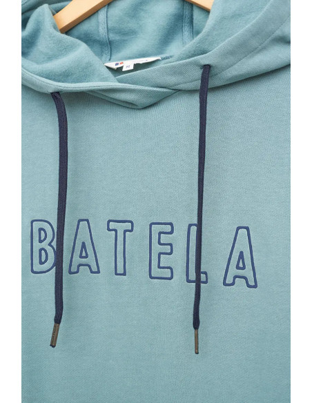 SUDADERA CAPUCHA BATELA TURQUESA