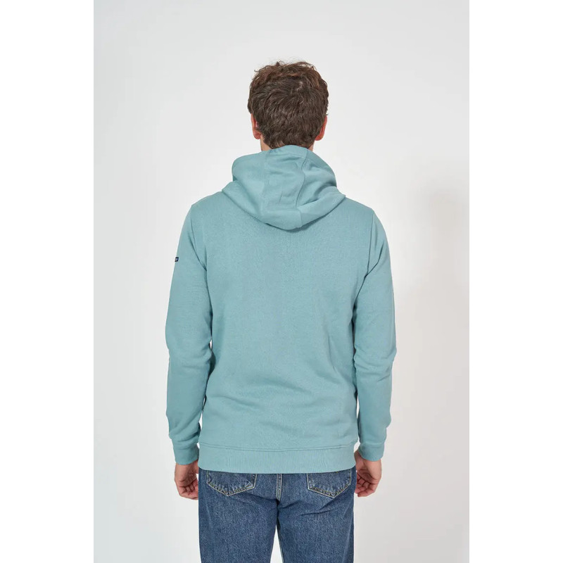 SUDADERA CAPUCHA BATELA TURQUESA