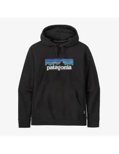 SUDADERA  LOGO PATAGONIA NEGRO P-6 Logo Uprisal Hoody 2