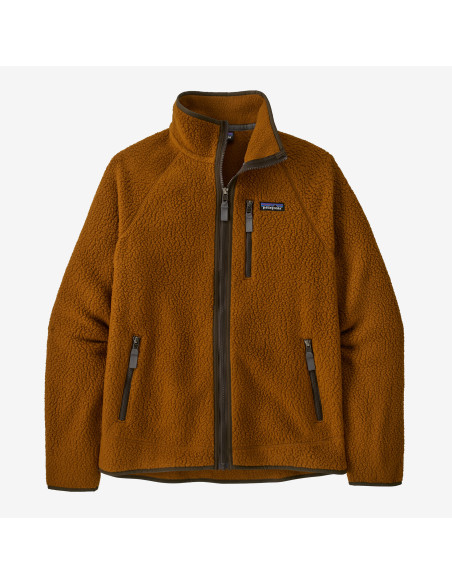 CHAQUETA PELO BORREGUITO MARCA PATAGONIA COLOR MARRON