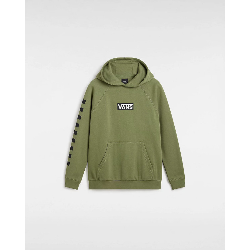 SUDADERA VANS BOXED CANGURO VERDE JR
