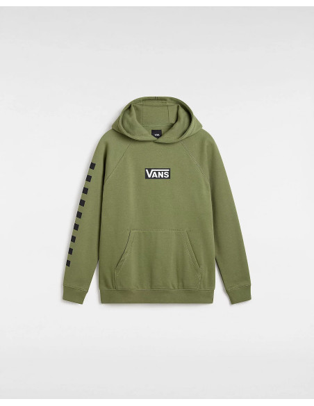 SUDADERA VANS BOXED CANGURO VERDE JR