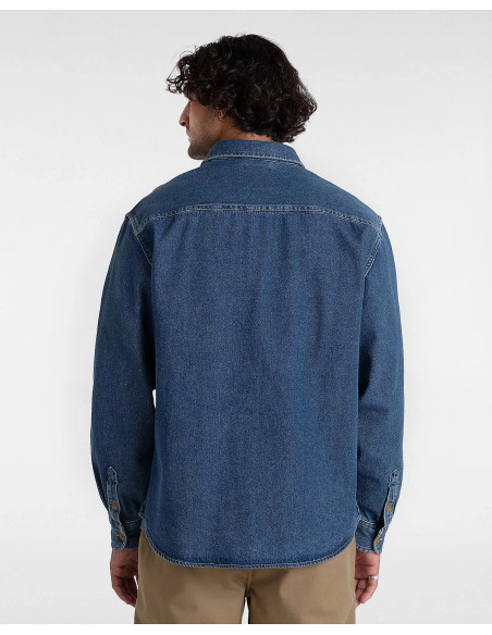 CAMISA VANS DENIM STEVENS AZUL