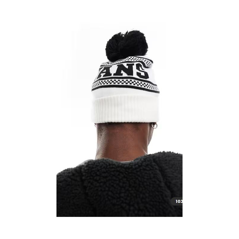 GORRO VANS CHECKPOM BLANCO/NGR