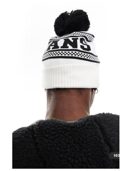 GORRO VANS CHECKPOM BLANCO/NGR