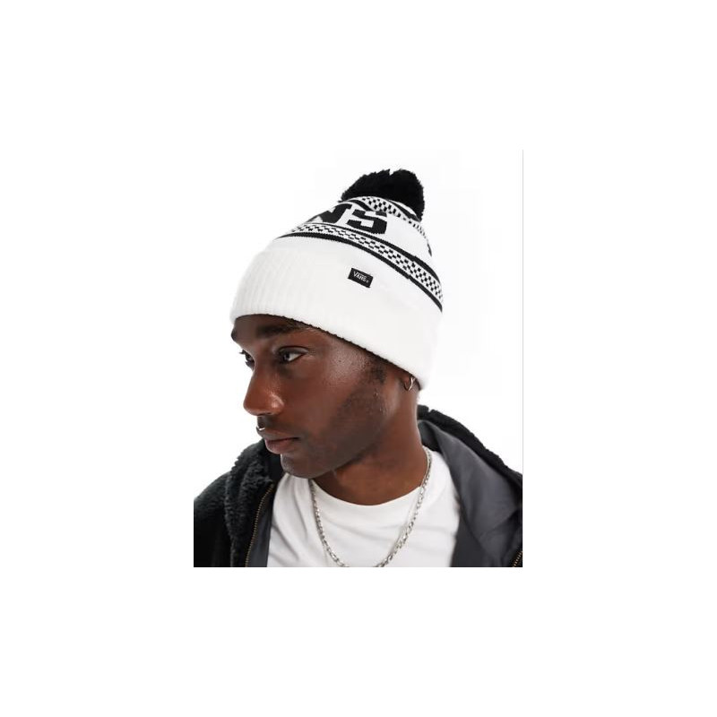 GORRO VANS CHECKPOM BLANCO/NGR