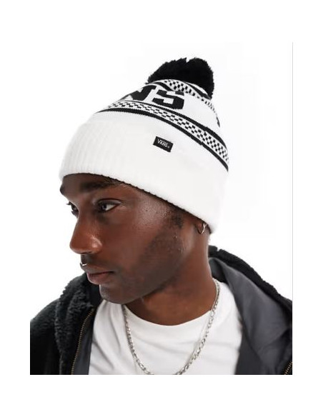 GORRO VANS CHECKPOM BLANCO/NGR