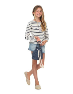 SUDADERA MARINERA NÑA MARCA ROXY