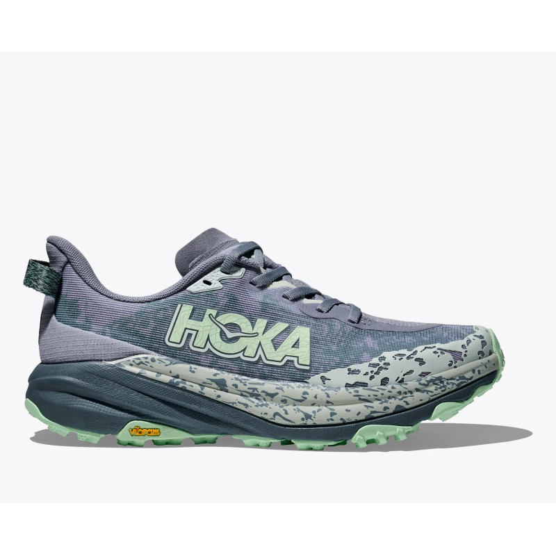 ZAPATILLA TRAIL HOKA SPEEDGOAT 6  VIBRAM GRIS